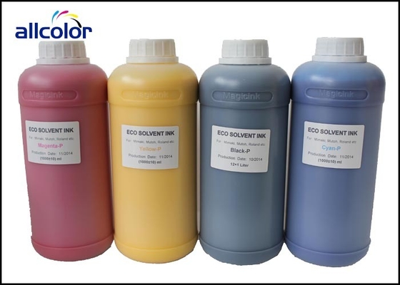 Tinta compatível do Inkjet da impressora de 6 cores, tinta impermeável do solvente de Eco